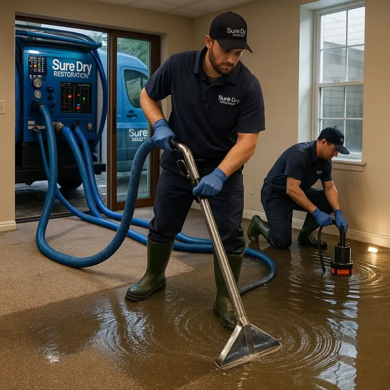 Water Extraction and Removal process in Bridgman, MI